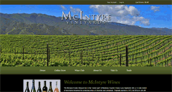 Desktop Screenshot of mcintyrevineyards.com